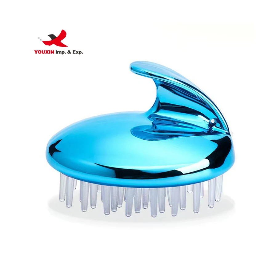 Manufacturer Supply Air Cushion Design Head Massaging Shampoo Brush Dandruff Exfoliator Scalp Massaging Hair Brush
