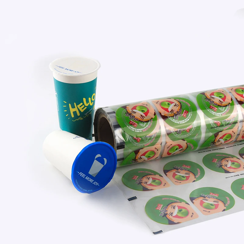 easy peal plastic cup film for jelly  peel off sealing film jelly stick ice pops packaging film roll
