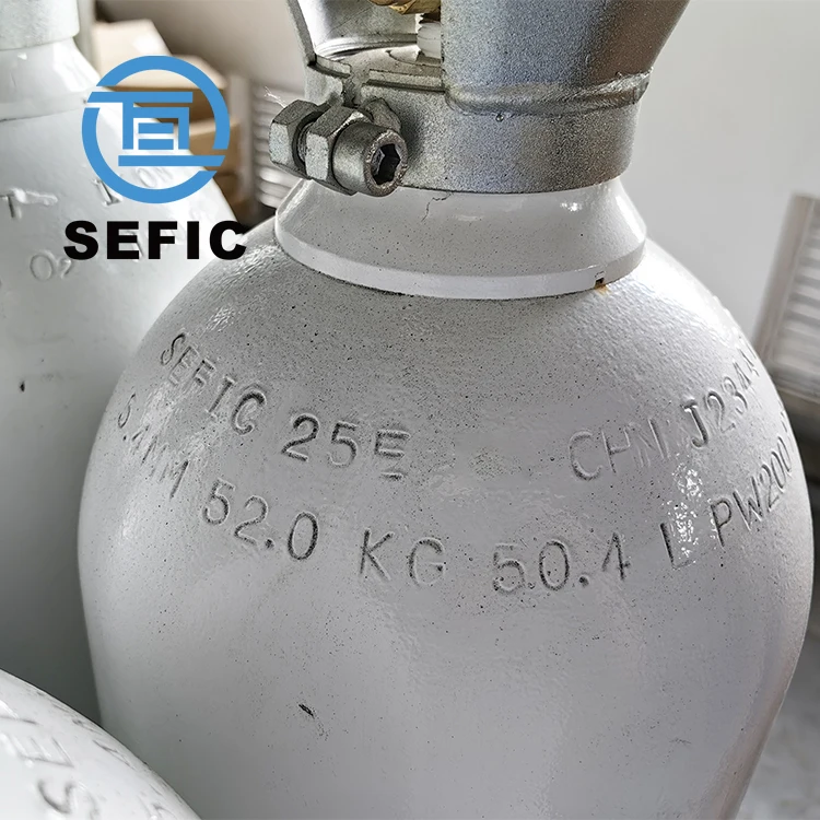 Wholesale price 50L 200Bar High Pressure Oxygen Gas Cylinder Hospital Medical Oxygen Cylinder