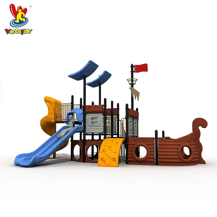 
Children outdoor playground corsair boat kindergarten equipment pirate ship 