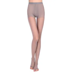 Wholesale summer nylon transparent seamless toeless open toe pantyhose for women
