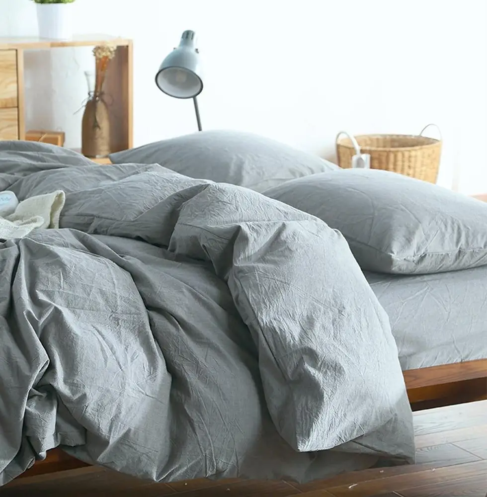 YINTEX New  Full Queen Size Bed Sheets Set Duvet Cover Bedspread Pillowcases 4pcs 100% Cotton Kids Bedding  Set