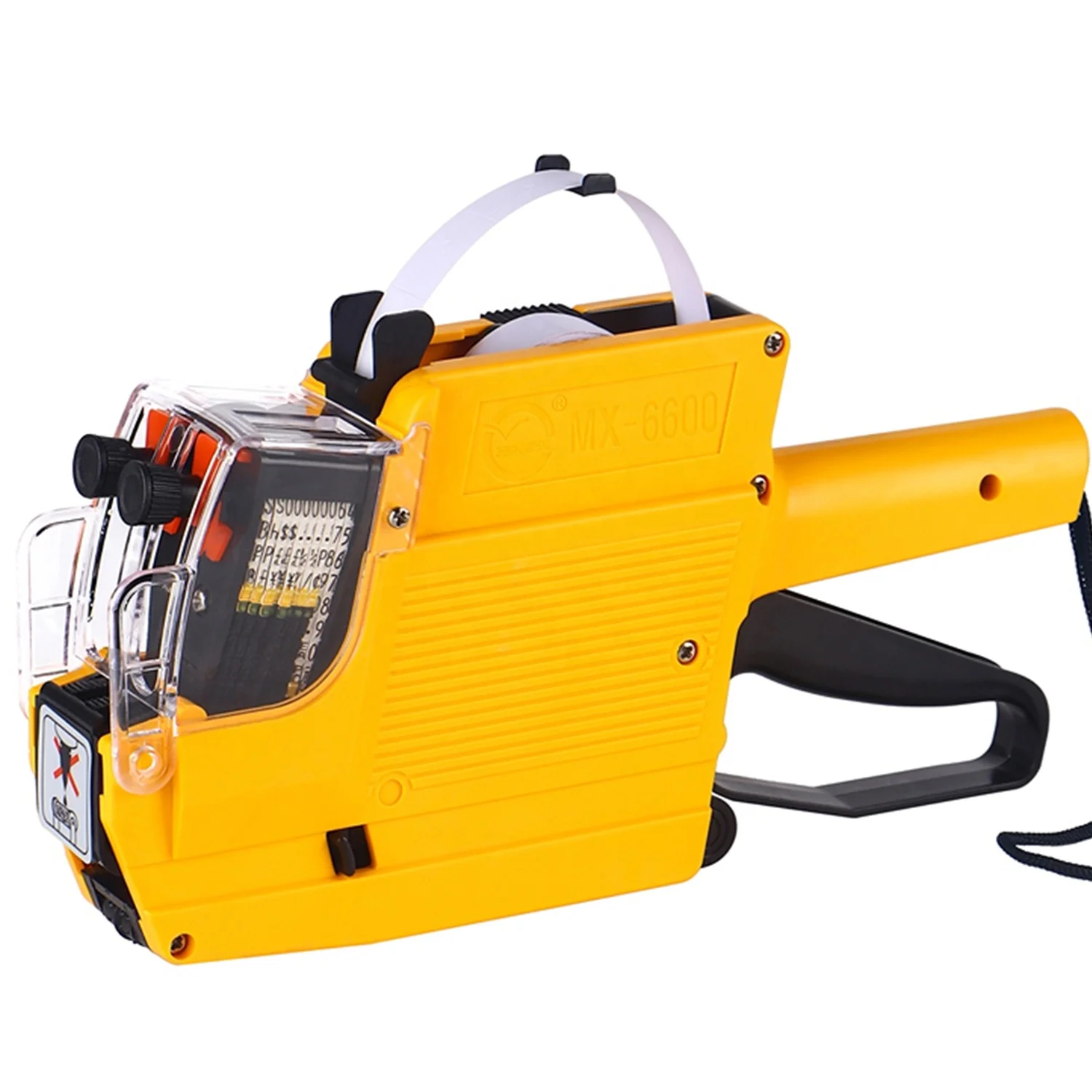 Portable MX-6600 Price Label Machine Gun 2 Lines 10 Digits Sticker Gun Price Labeller