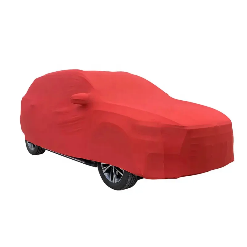 Super Car Cover All Weather Waterproof Full Coverage Dust Sedan SUV Custom Perfect Fit Super Elastic Car Cover