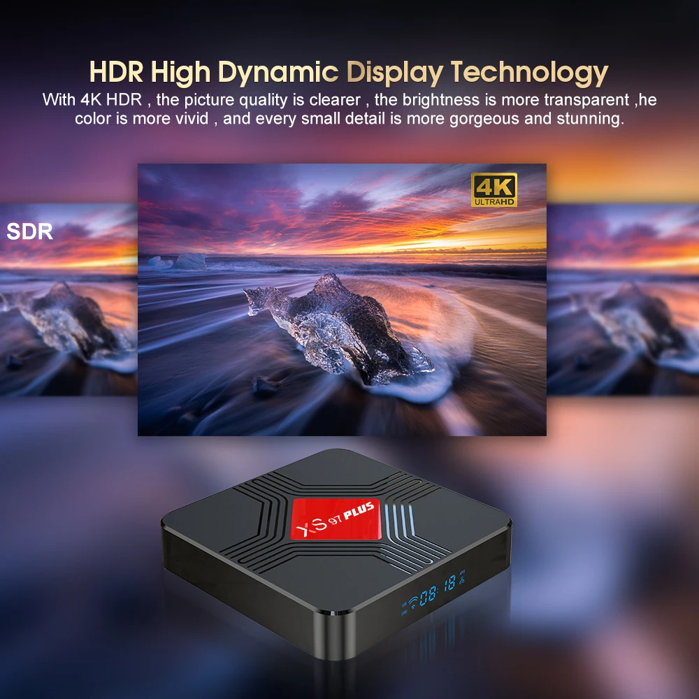 XS97Q PLUS оптовая продажа с фабрики Stb Amlogic S905w2 четырехъядерный Android 11 приставка смарт-медиа-плеер ТВ-приставка двойным Wi-Fi и Bt