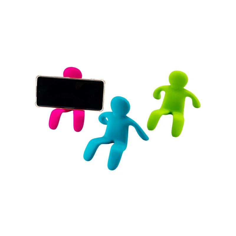 Пользовательский логотип силиконовый держатель для мобильного телефона креативный забавный держатель для мобильного телефона