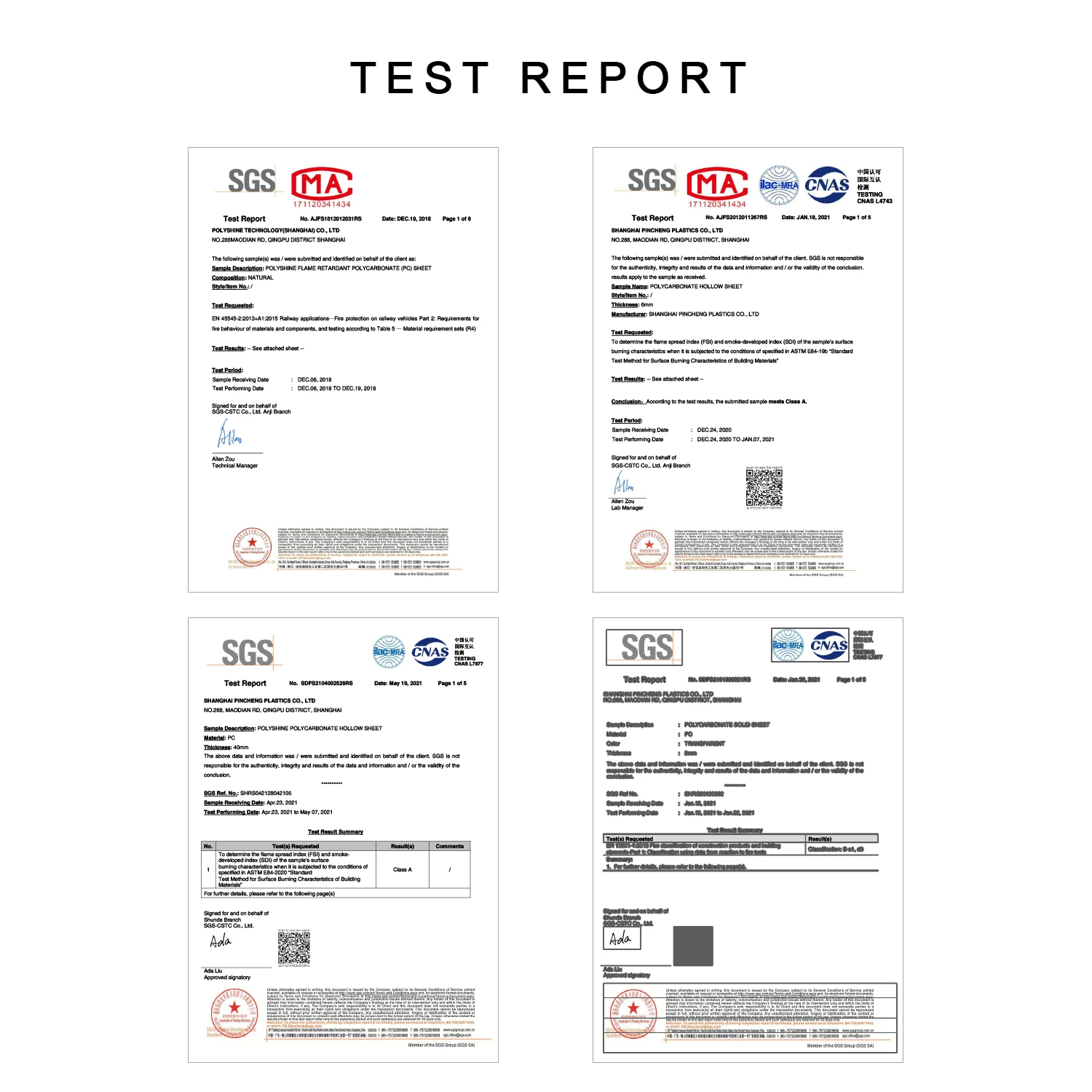 High Quality Polycarbonate Hollow Sheet Corrugated