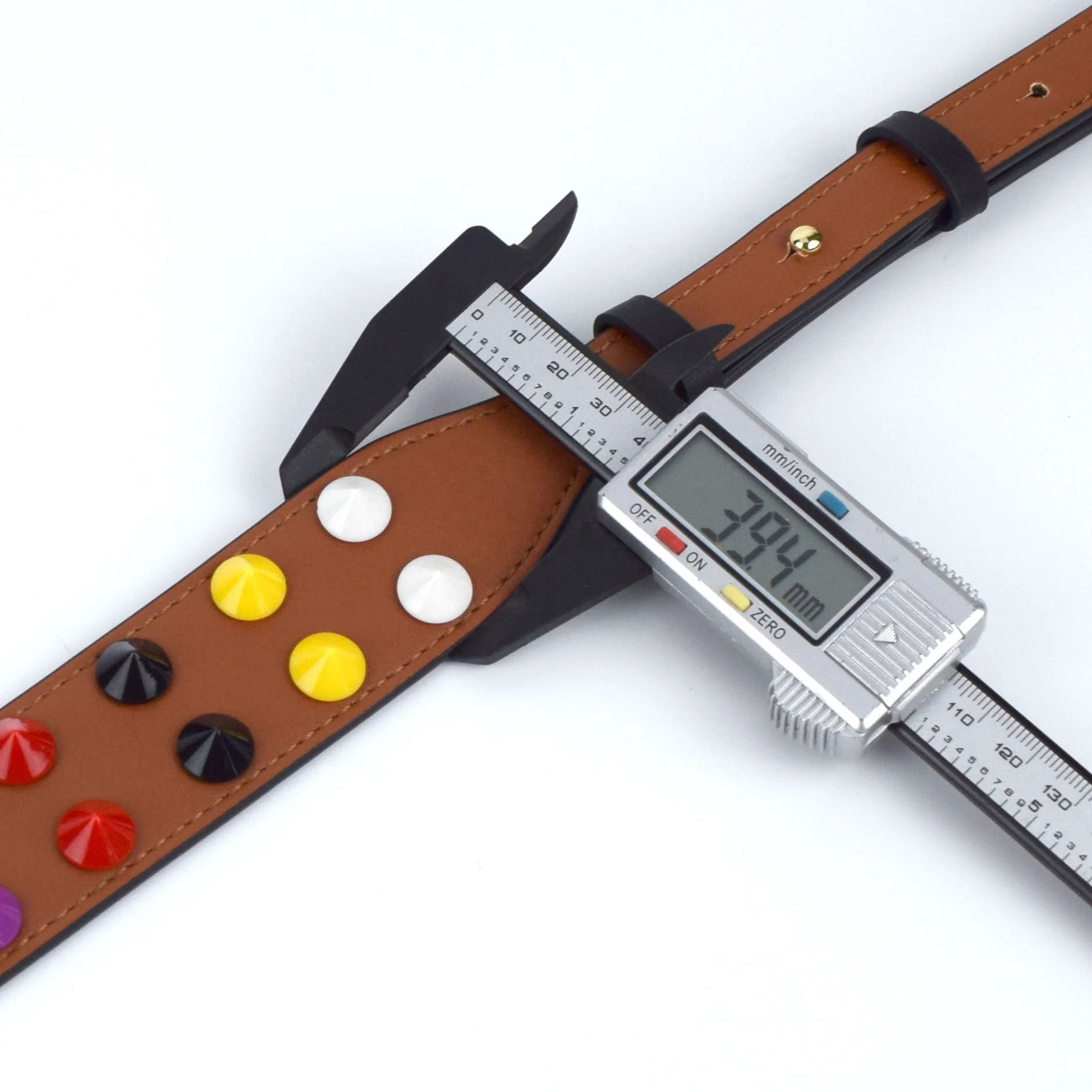 MeeTee B-S122 изготовленным на заказ логосом регулируемые плечевые сумки из натуральной кожи Аксессуары заклепки; Сумке из искусственной кожи; С ремешком