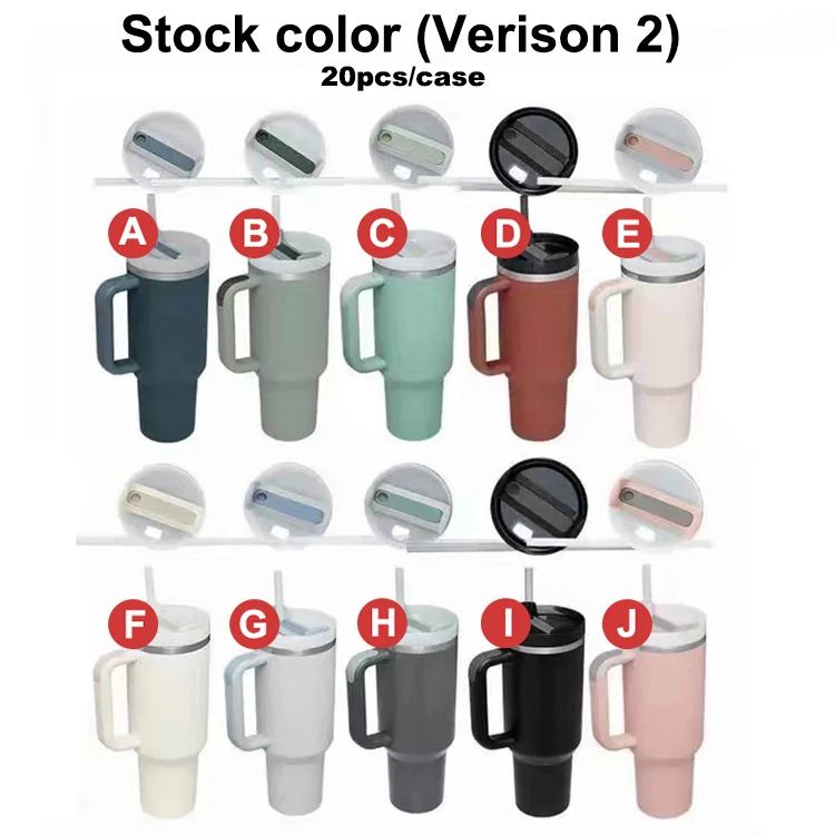 Topnovo ODM&OEM  Stainless Steel Adventure Quencher Shimmer Holographic Glitter Stanley 40oz tumbler