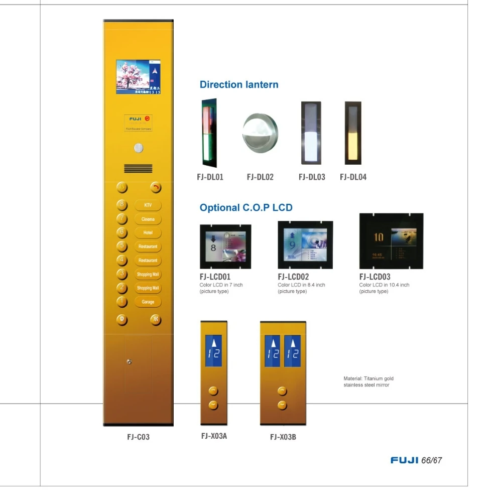 FUJI Observation Elevator Panoramic Lift Sino-Japanese Joint Venture