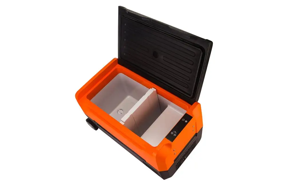  Portable 50L DC 12v 24v Compressor Cooler Ice Cream Refrigerator Freezer Car Fridge With