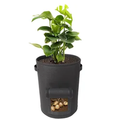 Vegetable growing bag felt plant growing bag 5 / 7 / 10 gallon