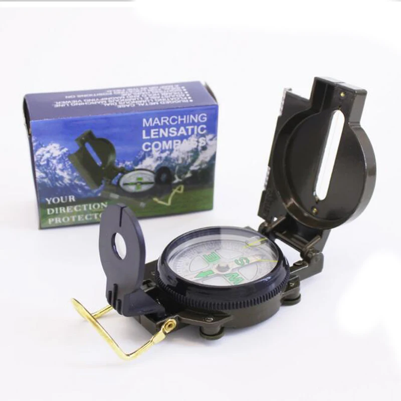 Multifunctional military compass portable Geological marine magnetic compass for outdoor camping