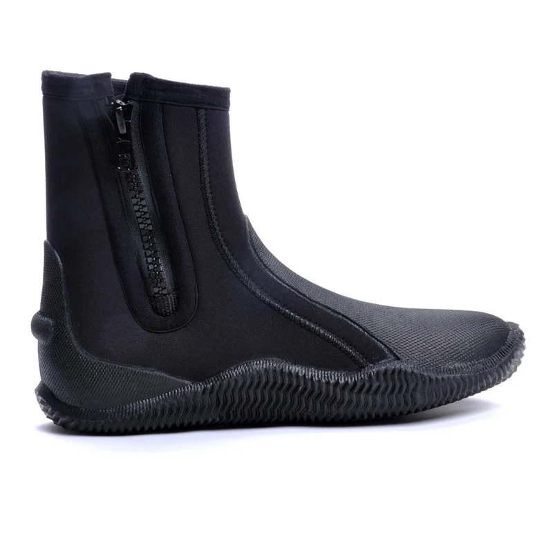 Wholesale Customized Logo 5mm Non-Slip Durable Vulcanized SCR Neoprene Rubber Diving High Boots