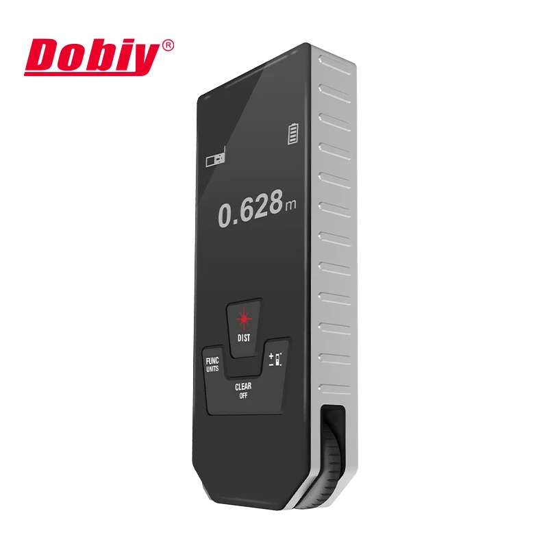 Tyrry Measuring Roller Range Metallic Texture Laser Rangefinder Compact LED Adjustable Light 30m/ 99ft Laser Distance Meters