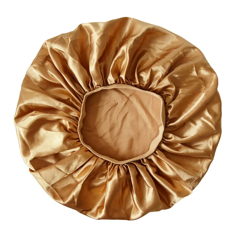 Blank Satin Frontal Hair Wrap Headband Bonnets Sleep Silk Bonnet Elastic Satin Breathable Headwear Bonnet Hat