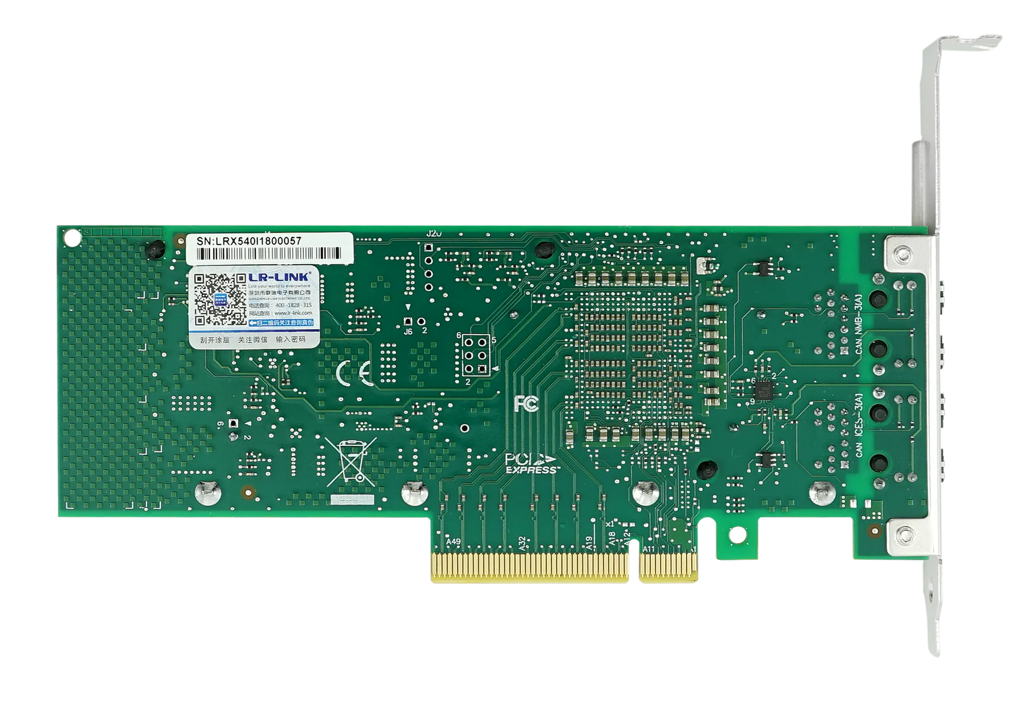 Оригинальный новый телефон, модель x8, 10G, 2 порта, разъем RJ45, медный сетевой адаптер Ethernet, карта на основе Intel X540 LREC9802BT