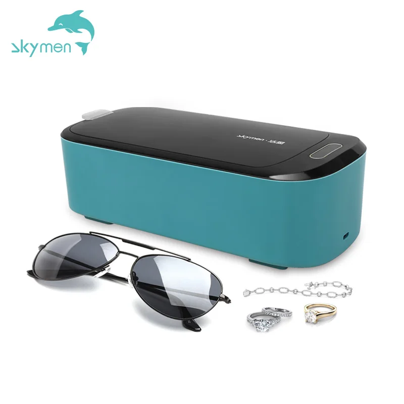 Skymen JP-A6 Ultrasonic Jewelry Cleaner Silver Cleaner for Rings Eyeglasses Watches Tools Razors Earrings Necklaces Dentures