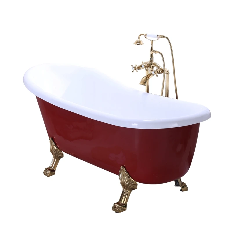 Soaking Plastic Claw Foot Bathtub classic bathtub clawfoot freestanding bathtub for bath