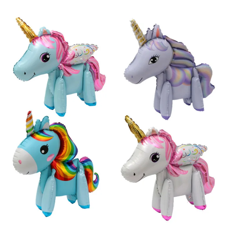 DJTSN 3D Balloons Walking Animal Balloons Aluminum Foil Balloons for Birthday Party Baby Shower Decoration Supplies