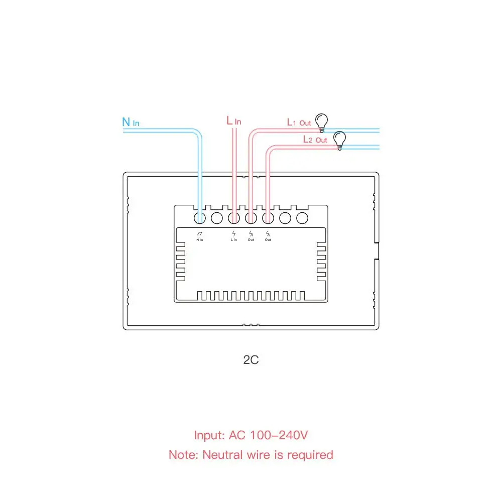 
Sonoff TX T0 US 3C Smart Light Switch Wi-Fi Wall Switch Remote Control with Timing Function No Hub Needed (3Gang) 