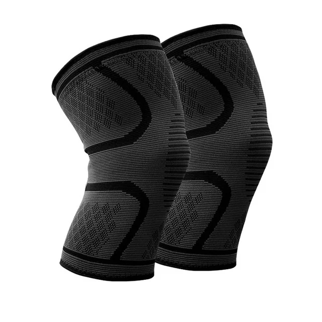 Anti Slip Compression Knitting Pain Relief Basketball Knee Brace Neoprene Support Sleeve for running sports