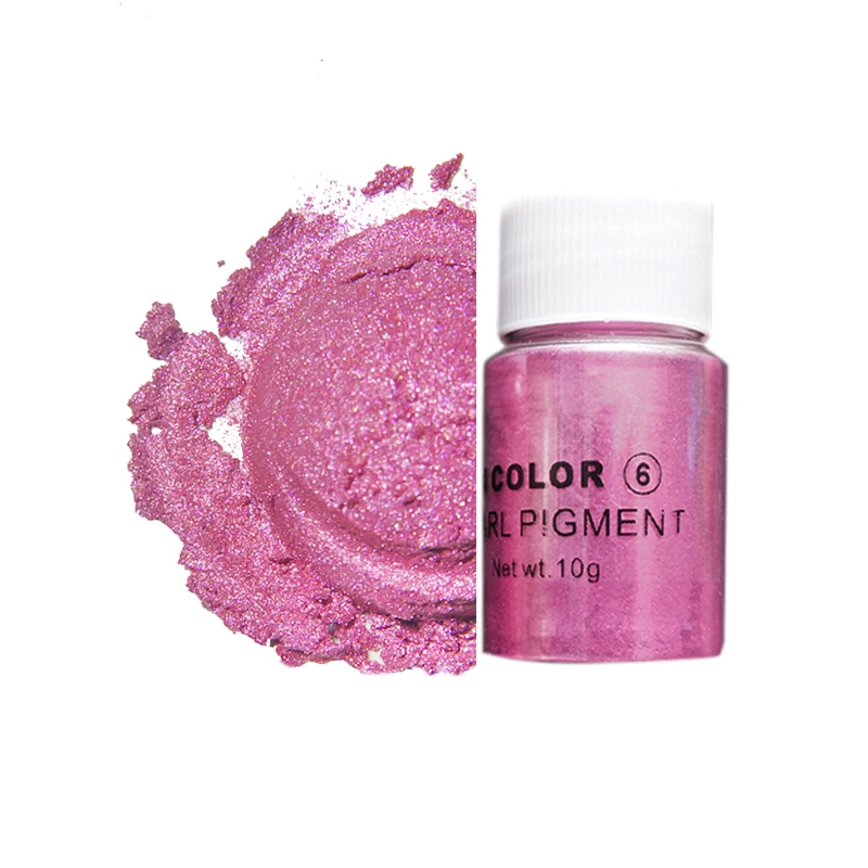 Mica 24 Color Pearl Powder Bottle Epoxy Dye Pigment Supplies for Soap Making Explosive Bath Candle Making Artist Fine Art