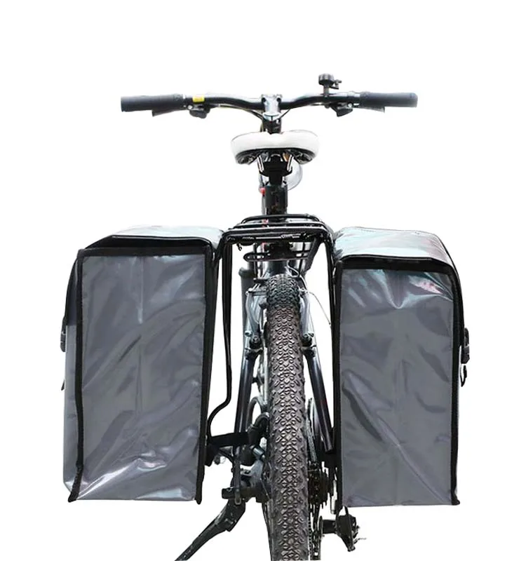 Fashionable Bicycle double real pannier  bag  waterproof side bike bag