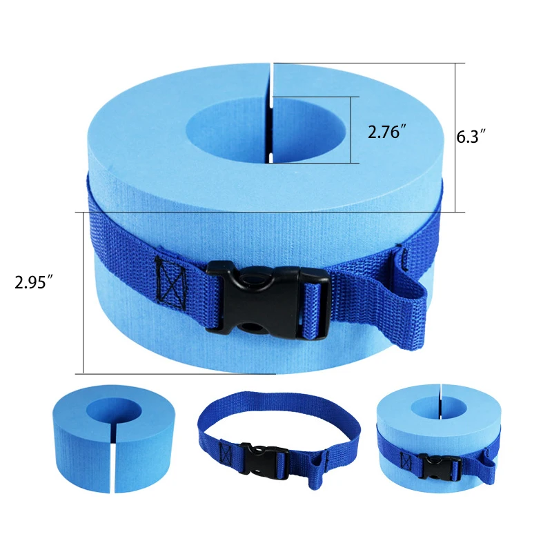 Swim Arm Bands High Buoyancy Adjustable Arm EVA Foam Skin-Friendly Float Belt Swim Training Equipment