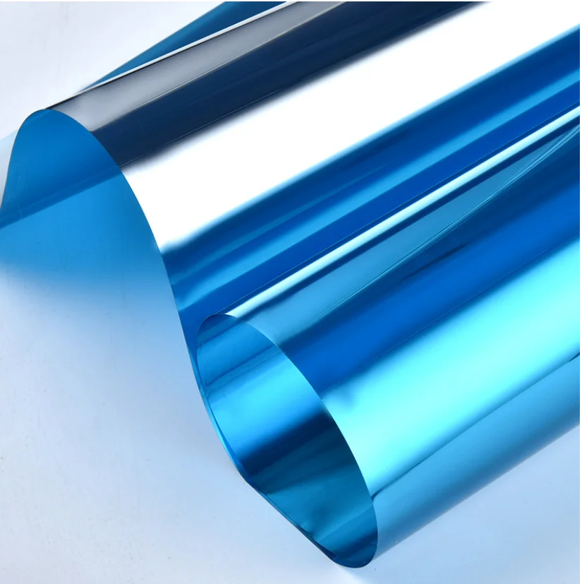 Silver mirror window film reflective film for building glass insulation solar film