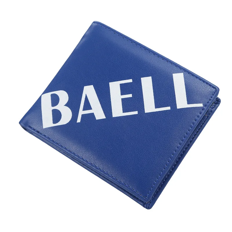  2021 New Arrival Factory OEM Custom Popular Design Men Short Trifold Credit Card Holder Wallet