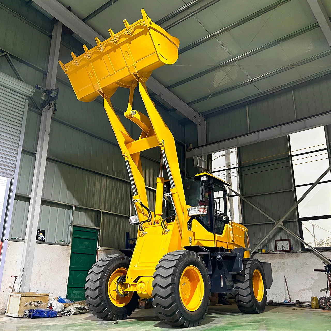 Fast delivery Best Quality Wheel Loader Big Power 600kg 800kg 2ton Mini Loader Small Front End Loader Construction Works