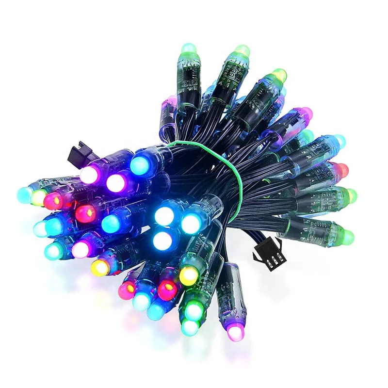 Waterproof IP68 12mm F8 0.1W Channel Letter lights string  WS2811 led pixel Light For Wedding