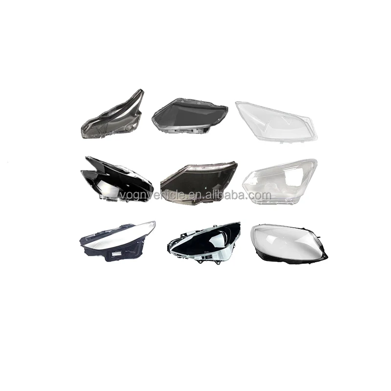 Auto Body Parts Car Front Headlamp Shade Housing PC Cover Lens Headlight For Toyota Honda Hyundai Nissan Kia Mitsubishi Isuzu