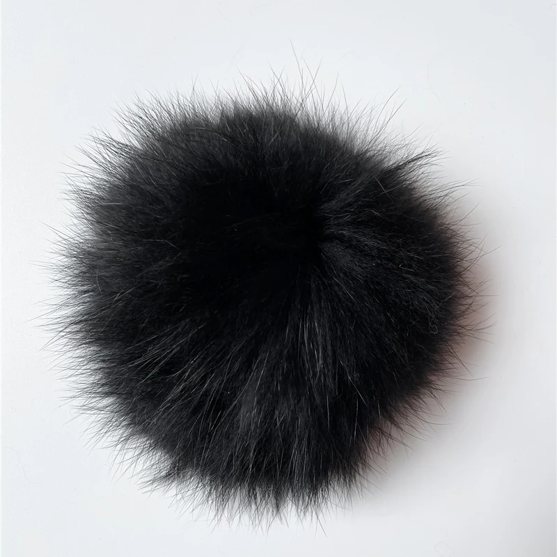 
Best-selling products natural fur keychain fur balls fox fur pom pom 