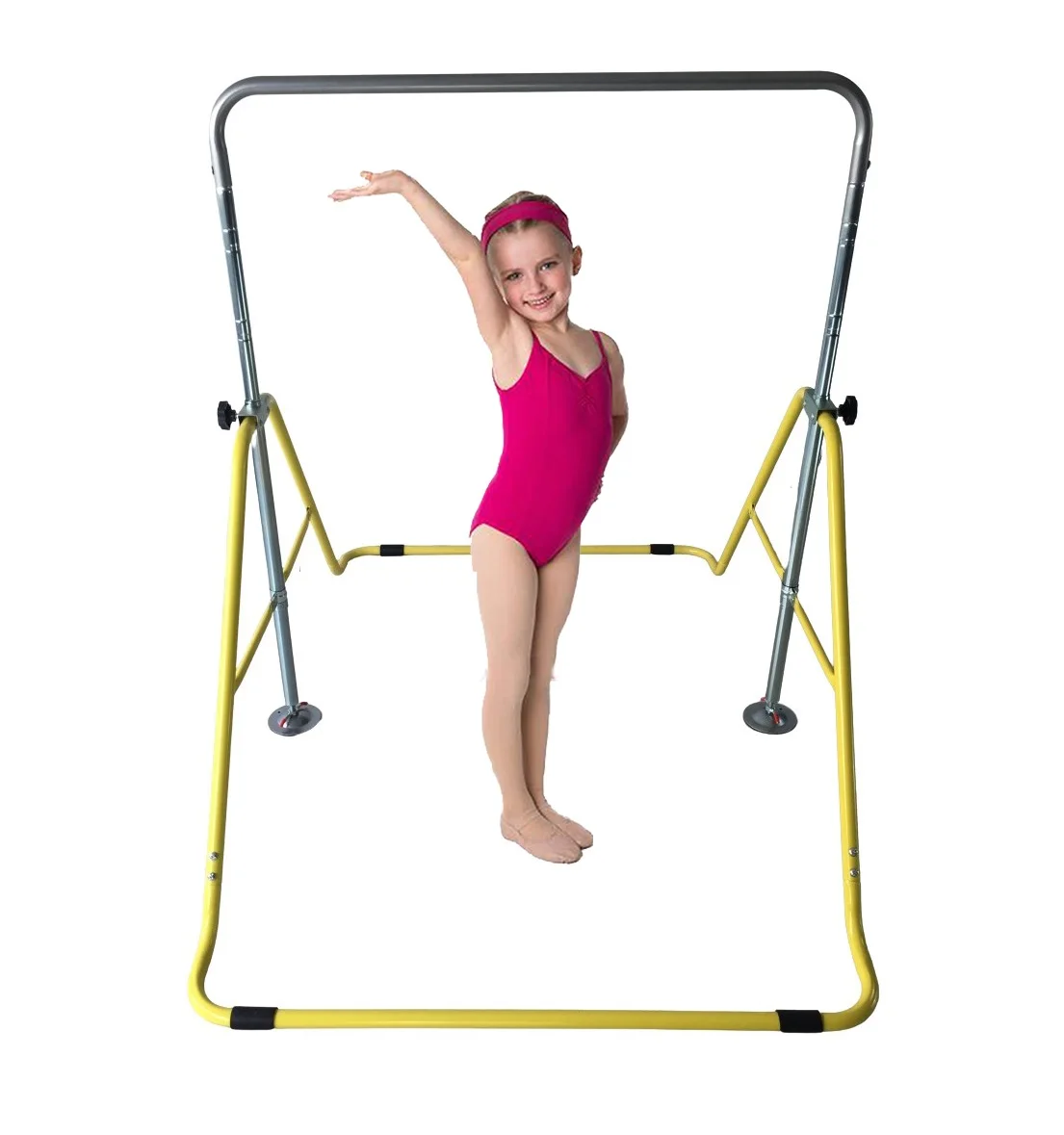 Factory Direct Gymnastics Bar for Kids with Adjustable Height and Foldable Gymnastics Bar for Home