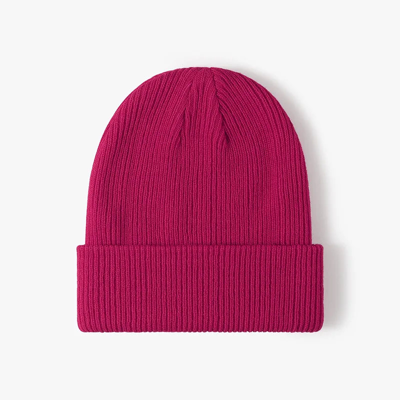 New unisex winter knitted urinal cap, soft and warm, high-quality knitted plain weave urinal cap wholesale