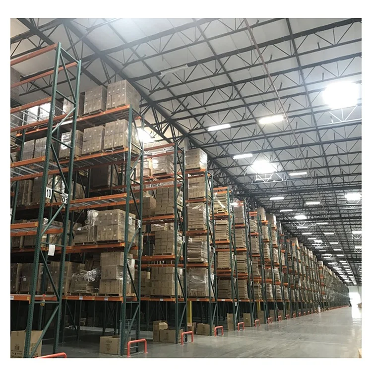 American Style Warehouse Storage Heavy Duty USA Teardrop Pallet Racking System