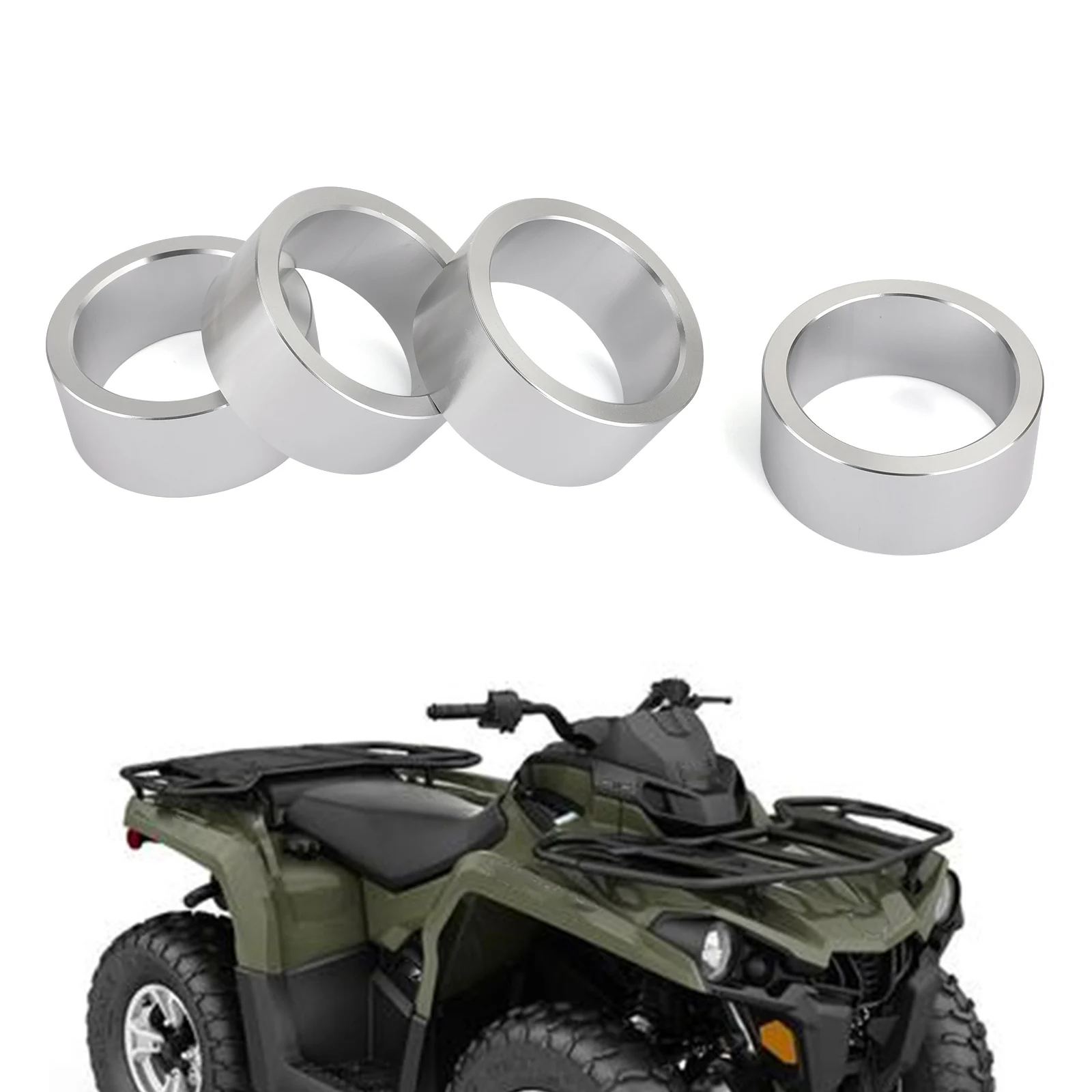  Подвеска Areyourshop Rise для CAN AM авиатора Outlander 650 800 ATV серебряный комплект распорки