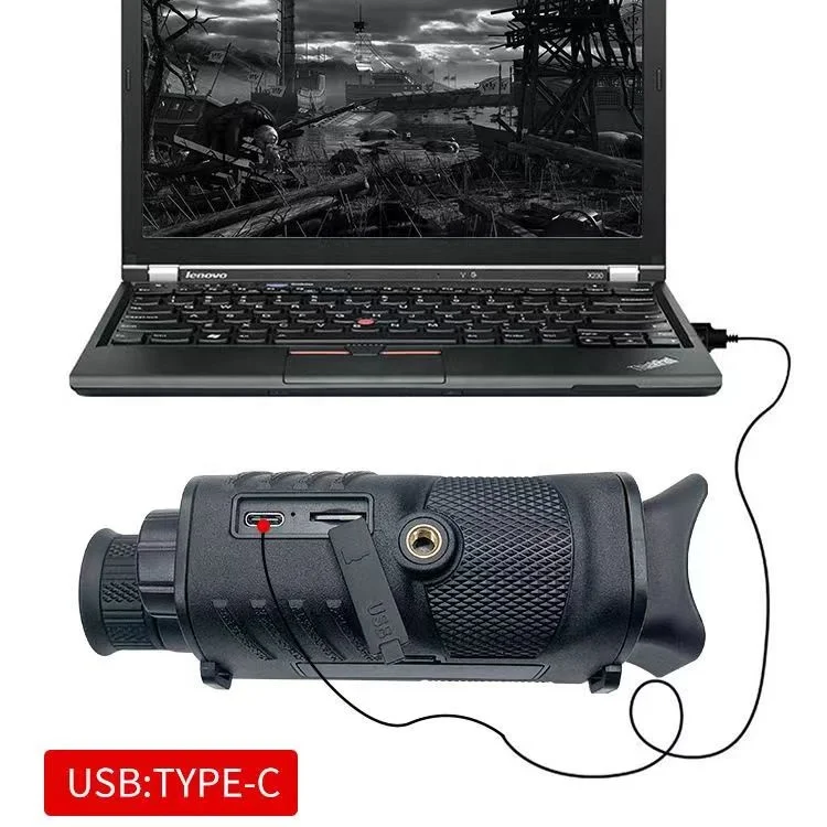 thermal night-vision scope device handheld