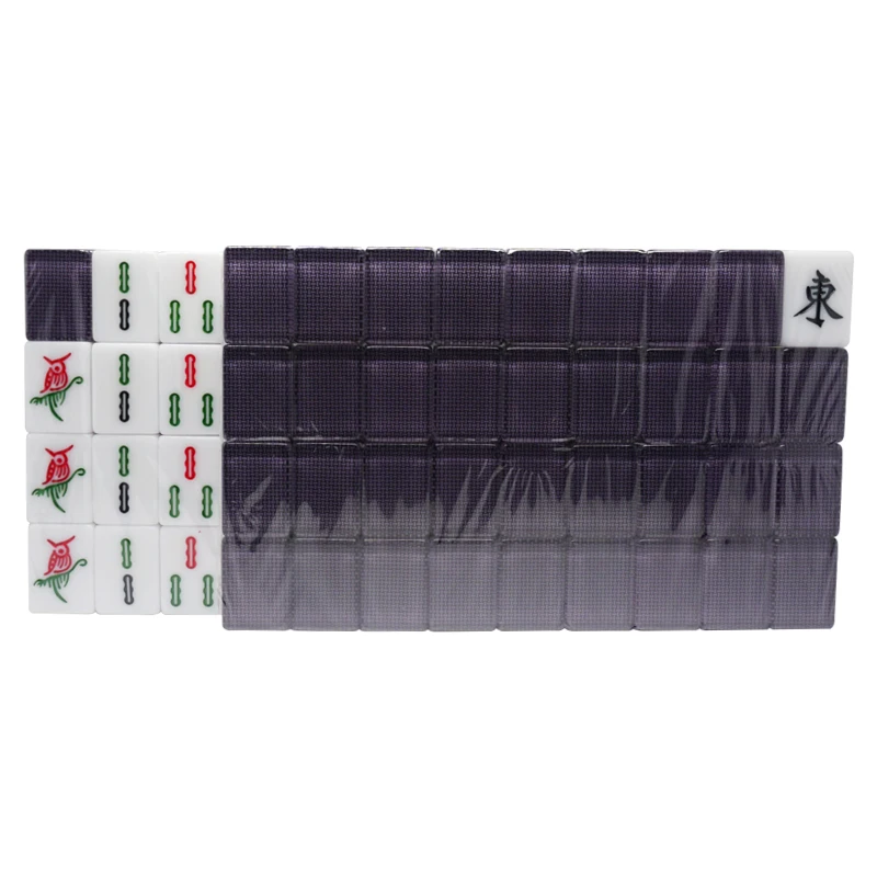 High-end acrylic automatic four-player 144 mahjong tiles HK, Taiwan, Japan, hand-rubbed, Southeast Asian home magnet mahjong