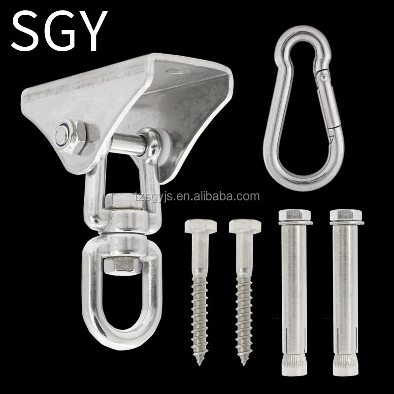 Heavy duty hammock yoga chair-sandbag, swing, chain, accessories, Hanger, coat hooks