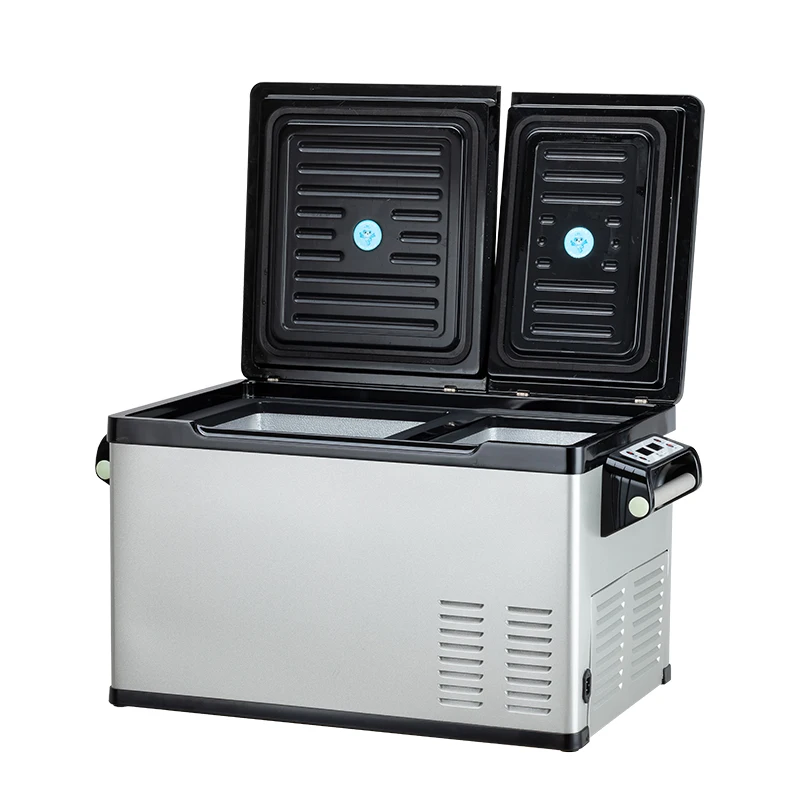 
Dual temperature Car Refrigerator 30L/40L/50L DC Compressor Car Fridge Freezer 
