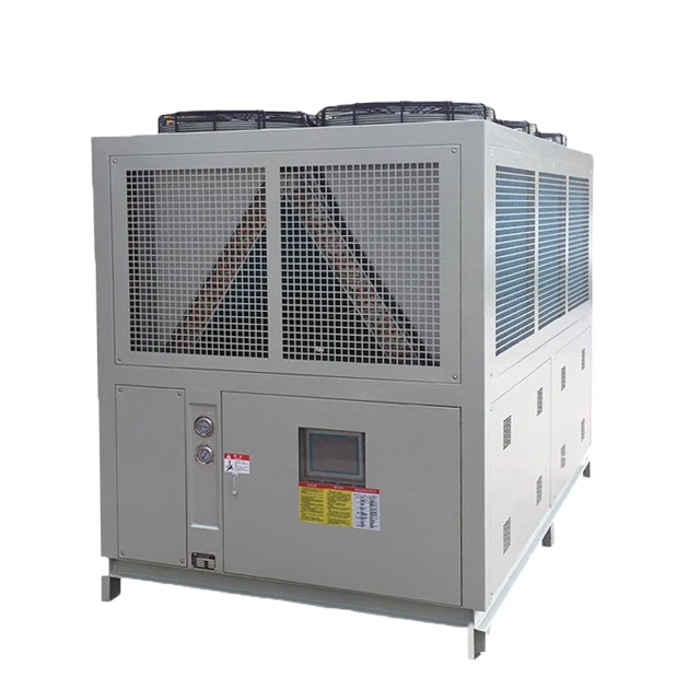 60hp 162kw air cooled water chiller with big capacity screw compressor and 10hp pump