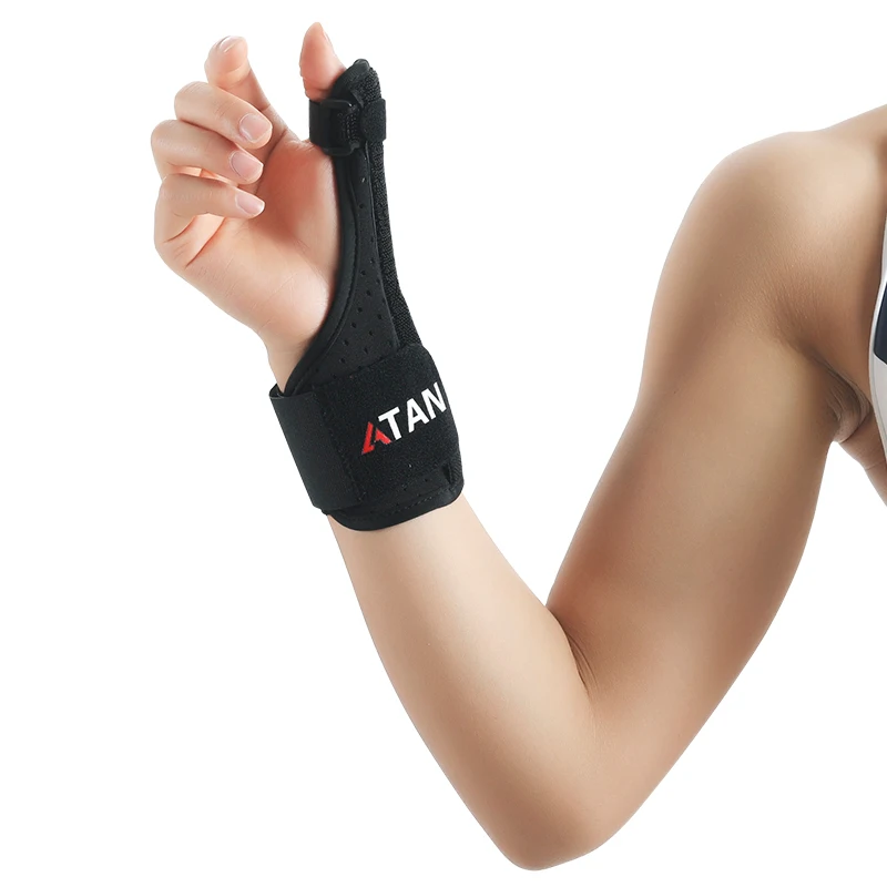 
Thumb guard for thumb sprain rehabilitation and wrist sprain rehabilitation to fix the thumb support by aluminum bars 