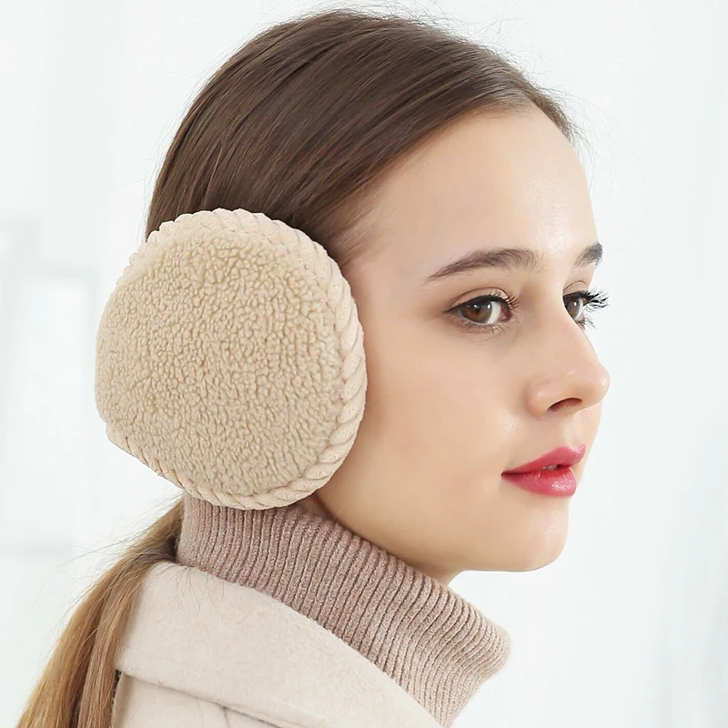 High Quality Cold Winter Ear Muffs Women Men Foldable High-end Furry Plush Earmuffs