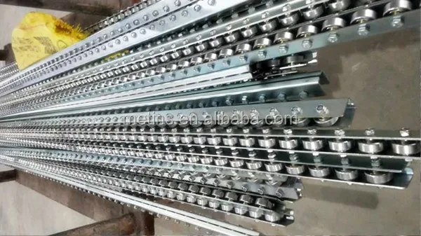 Steel plate fluent strip bearing wheel fluent strips  metal iron flow strip ball bearing slide for conveyer system