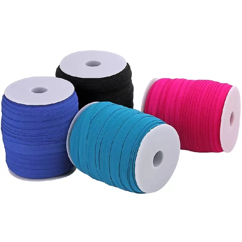 Factory Wholesale 15mm Elastic Bias Tape Binding Elastic Tape For Clothing Cotton Bias Binding