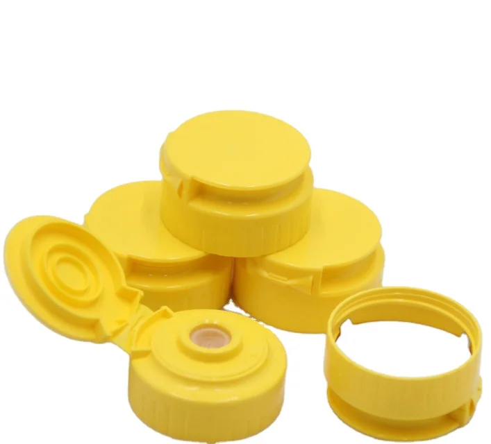 Пластиковая бутылка с складной крышкой кетчуп, 38 мм резьбовой колпачок