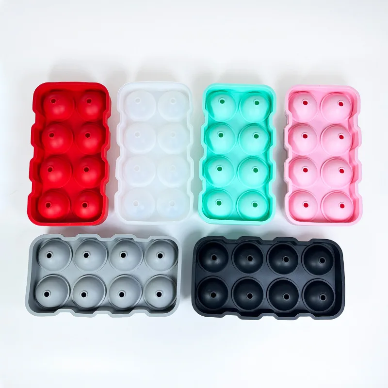 2024 Hot Selling Summer Safe Ice Cream Makers Silicone Ice Cube Tray